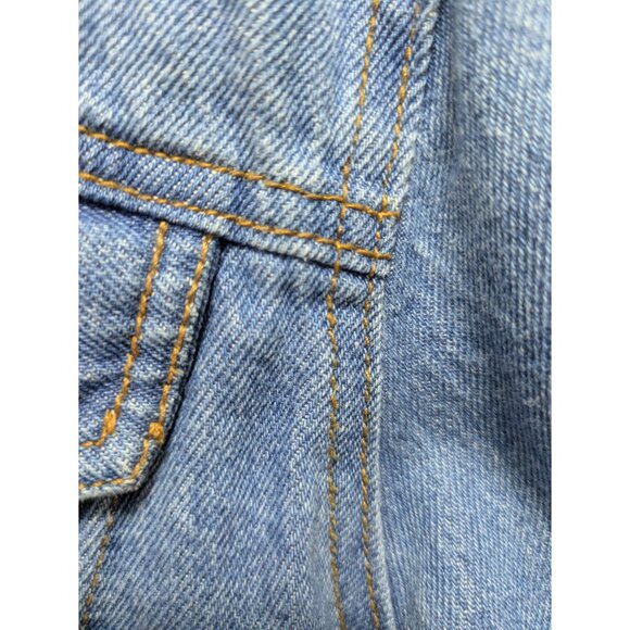 Vintage Desert West Denim Jacket Cropped Button Front Western Style, Size M - Picture 3 of 9